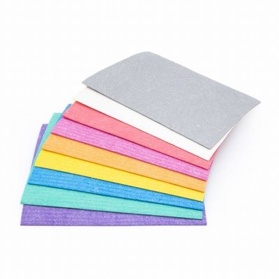 New Color Light Grey Wholesale Cheap Fashionable Sponge Cloth Free 1pcs/bag 1colors 20*17cm 200bags 36 Bags/carton